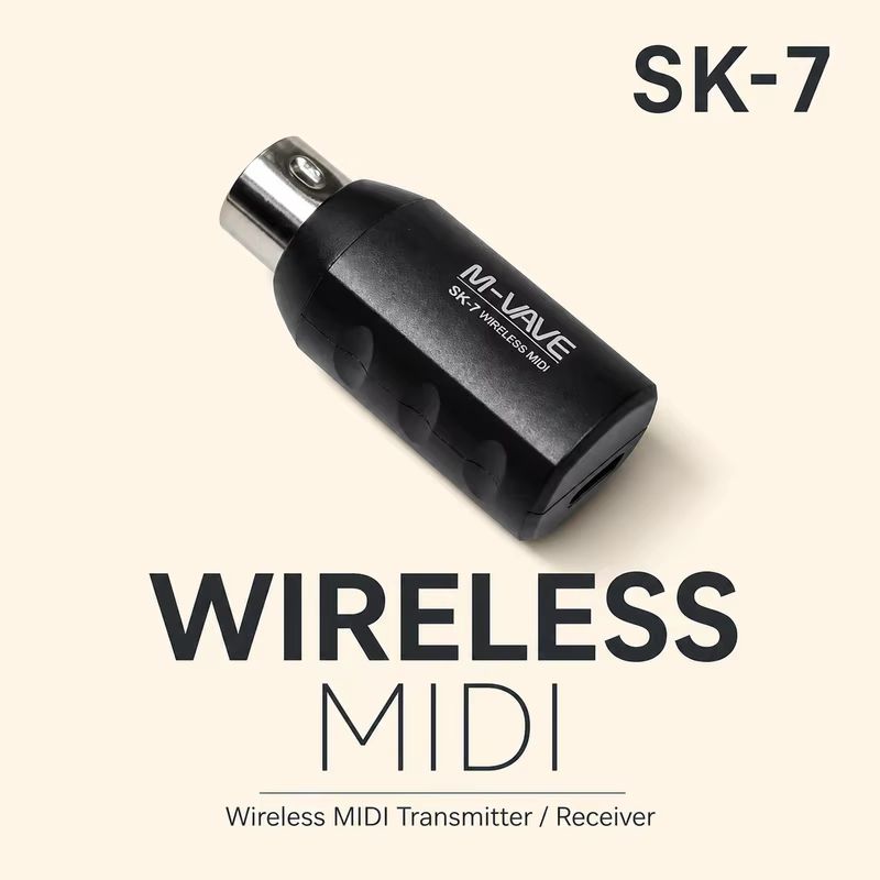 Electronics Project Kit - M Vave Sk7 무선 MIDI 어댑터,