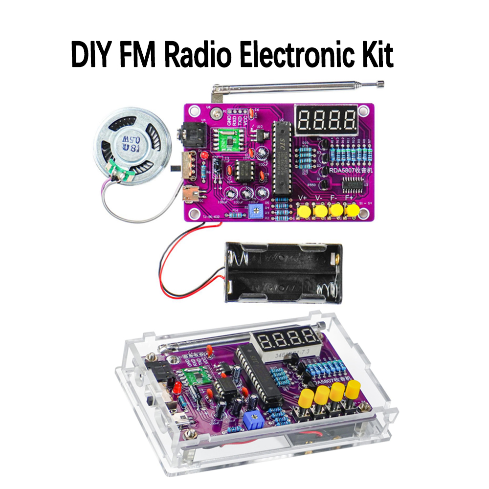 Electronics Project Kit - DIY FM 라디오 전자 키트 87-108MHz