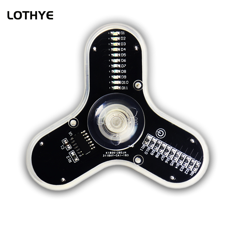 Electronics Project Kit - LED Fidget Spinner 제조 스피커 분위기