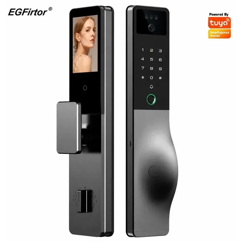 Smart Door Lock Wifi - 스마트 잠금장치, 인터콤, 비밀번호, 투야(Tuya) 원격