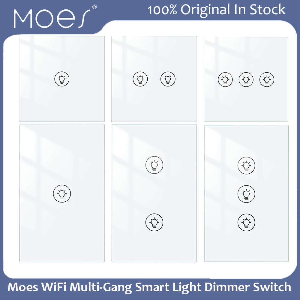 Smart Light Switch Wifi - 모스 투야 멀티갱 스마트 조명 디머