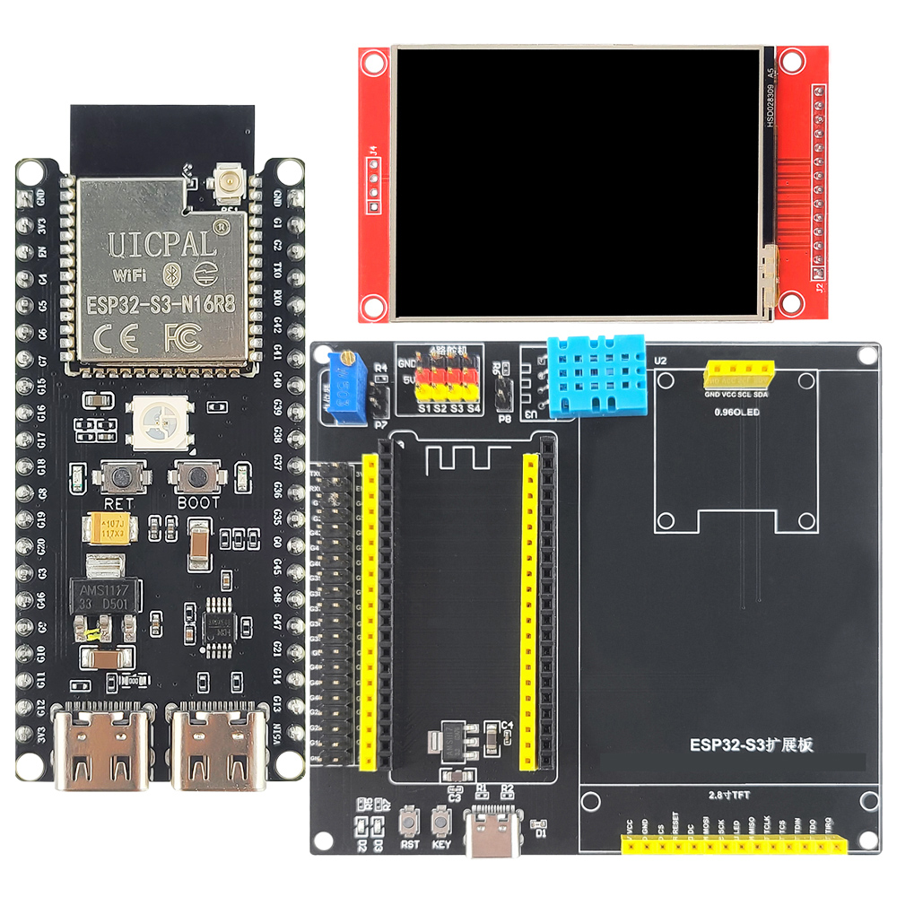 Esp32 Smart Home Kit - ESP32-S3-DevKitC-1 개발 보드 키트, 2.8인치 TFT