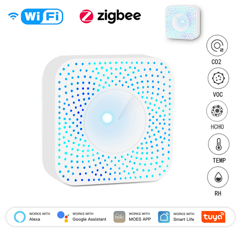 Wifi Thermostat - Tuya ZigBee/WiFi 공기질 감지기 PM2.5 포름알데히드