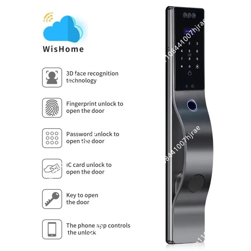 디지털 스마트 도어락, Wi-Fi 앱 제어, 3D 얼굴 - Smart Door Lock Wifi 리뷰 및 가격