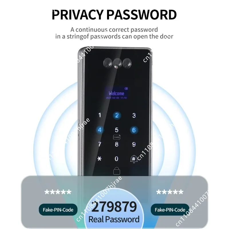 디지털 스마트 도어락, Wi-Fi 앱 제어, 3D 얼굴 - Smart Door Lock Wifi 리뷰 및 가격