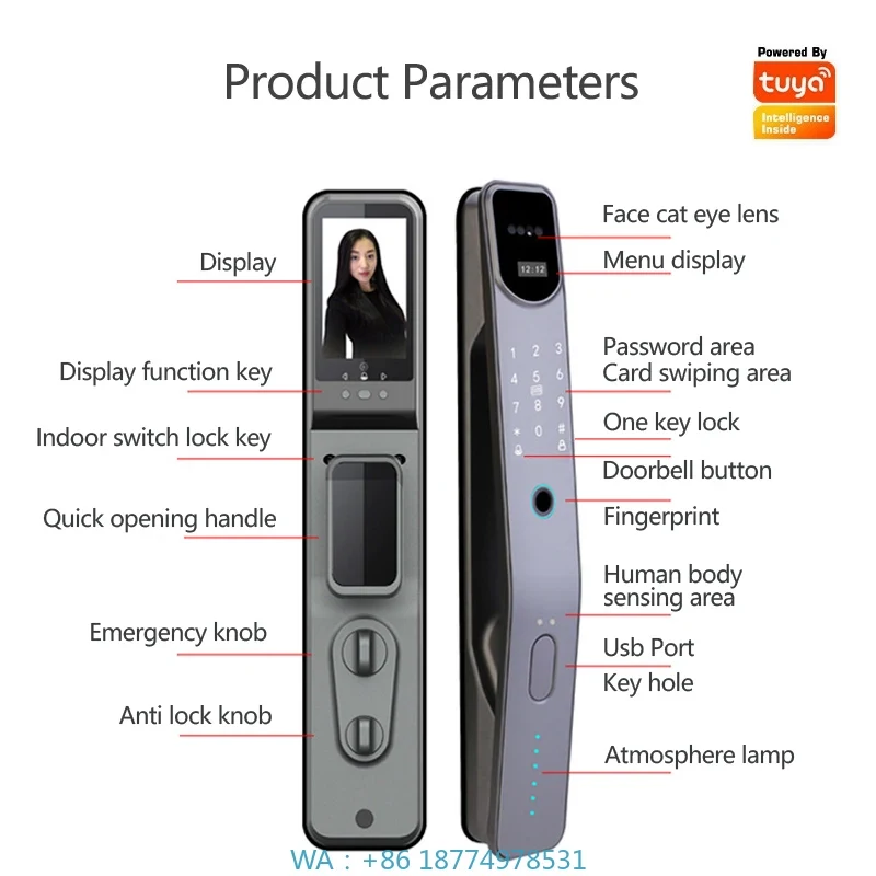 와이파이(WIFI) 기반 얼굴 인식 스마트 도어락, 안 - Smart Door Lock Wifi 리뷰 및 가격