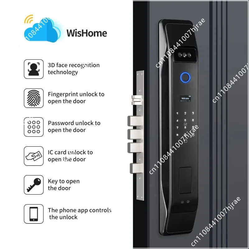 얼굴 인식 기능이 있는 디지털 스마트 도어락, Wi-F - Smart Door Lock Wifi 리뷰 및 가격