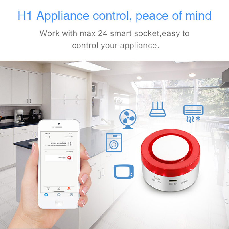와이파이 투야 홈 경보 시스템, 120DB 무선 와이파 - Smart Home Automation Kit 리뷰 및 가격