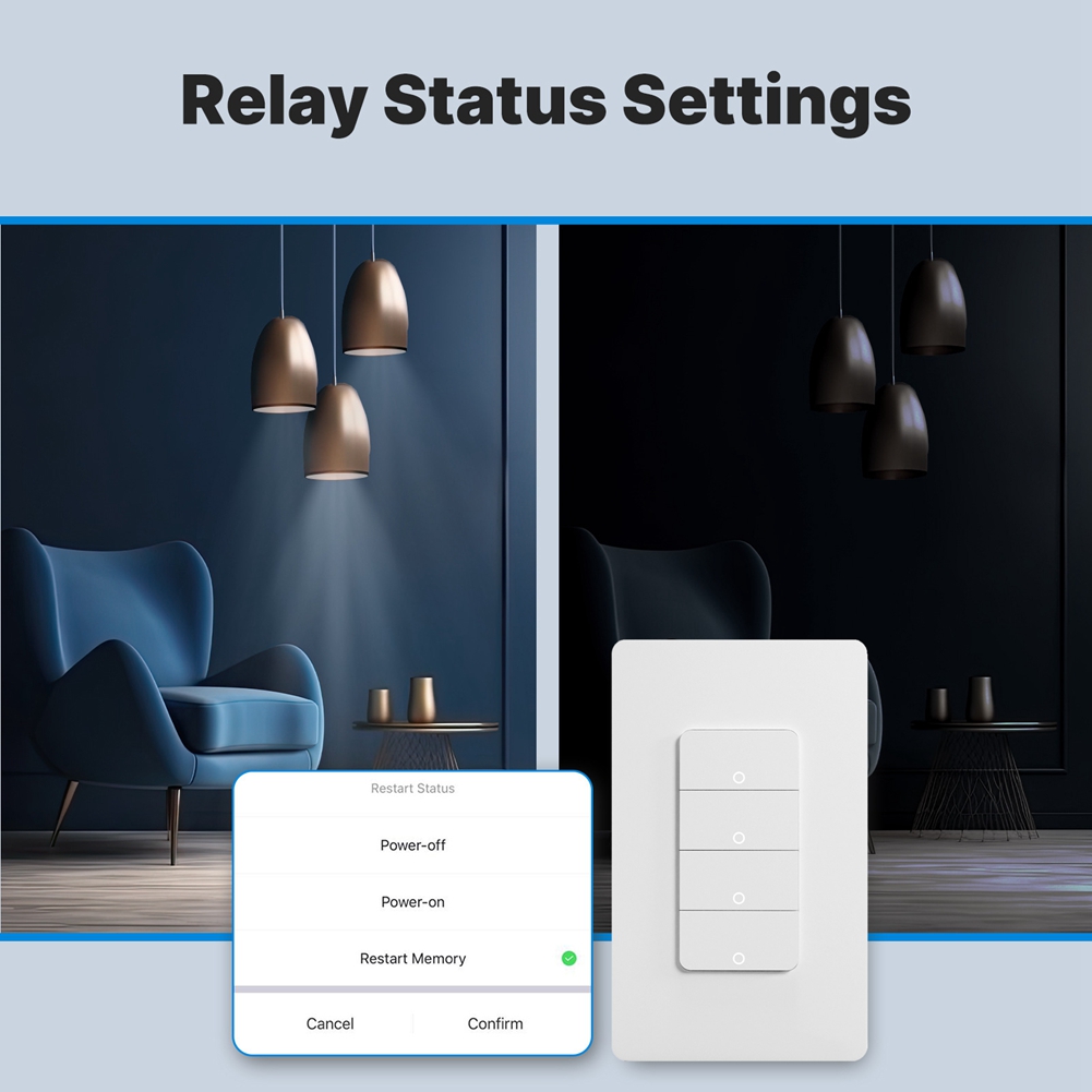 THIVN-매터 와이파이 스마트 조명 스위치, 4구,  - Smart Light Switch Wifi 리뷰 및 가격