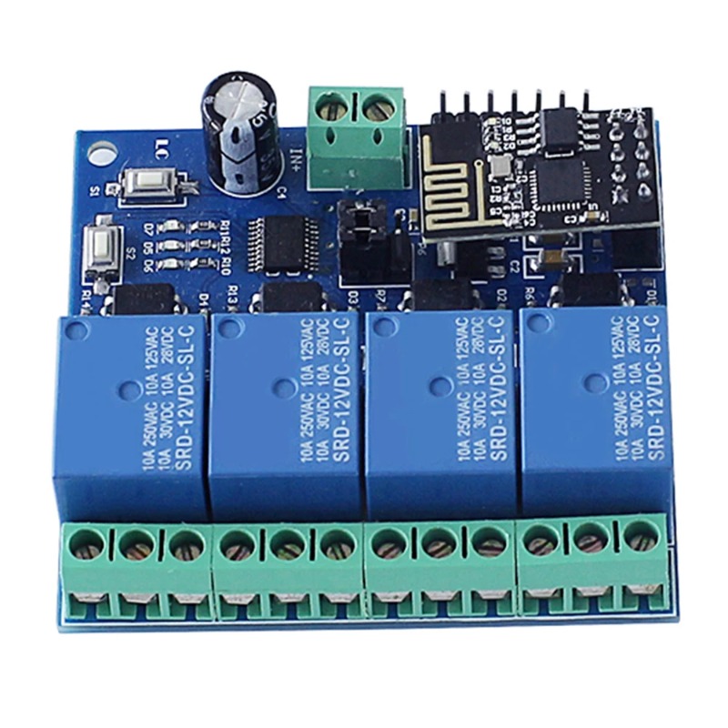 ESP8266 ESP-01 4방향 WiFi 릴레이 모듈 - Esp8266 Relay Module 리뷰 및 가격