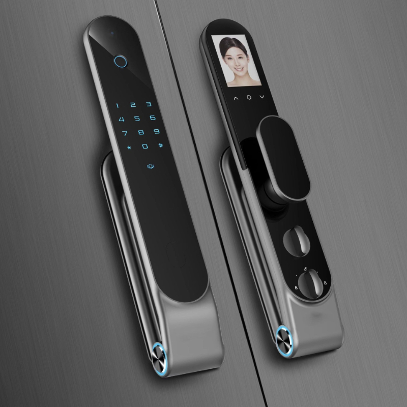 고품질 3D 얼굴 인식, 비밀번호, 손바닥 지문, 손바 - Smart Door Lock Wifi 리뷰 및 가격