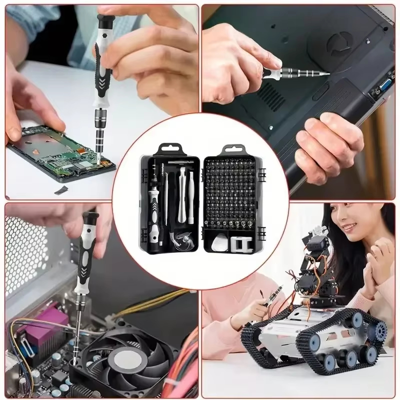 115-in-1 정밀 드라이버 세트(자석 비트 포함)  - Electronics Project Kit 리뷰 및 가격