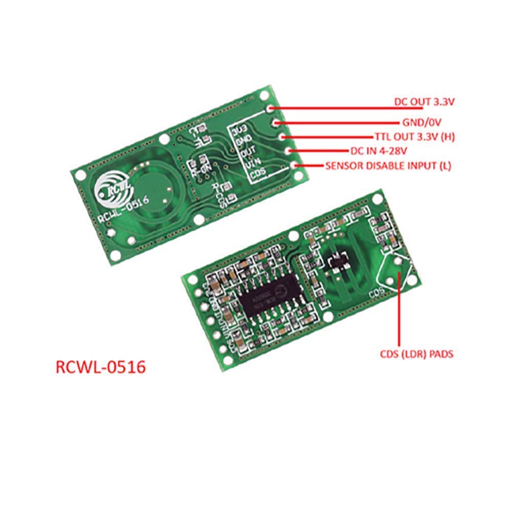 5PCS RCWL-0516 모션 감지 센서, Ardui - Esp8266 Relay Module 리뷰 및 가격