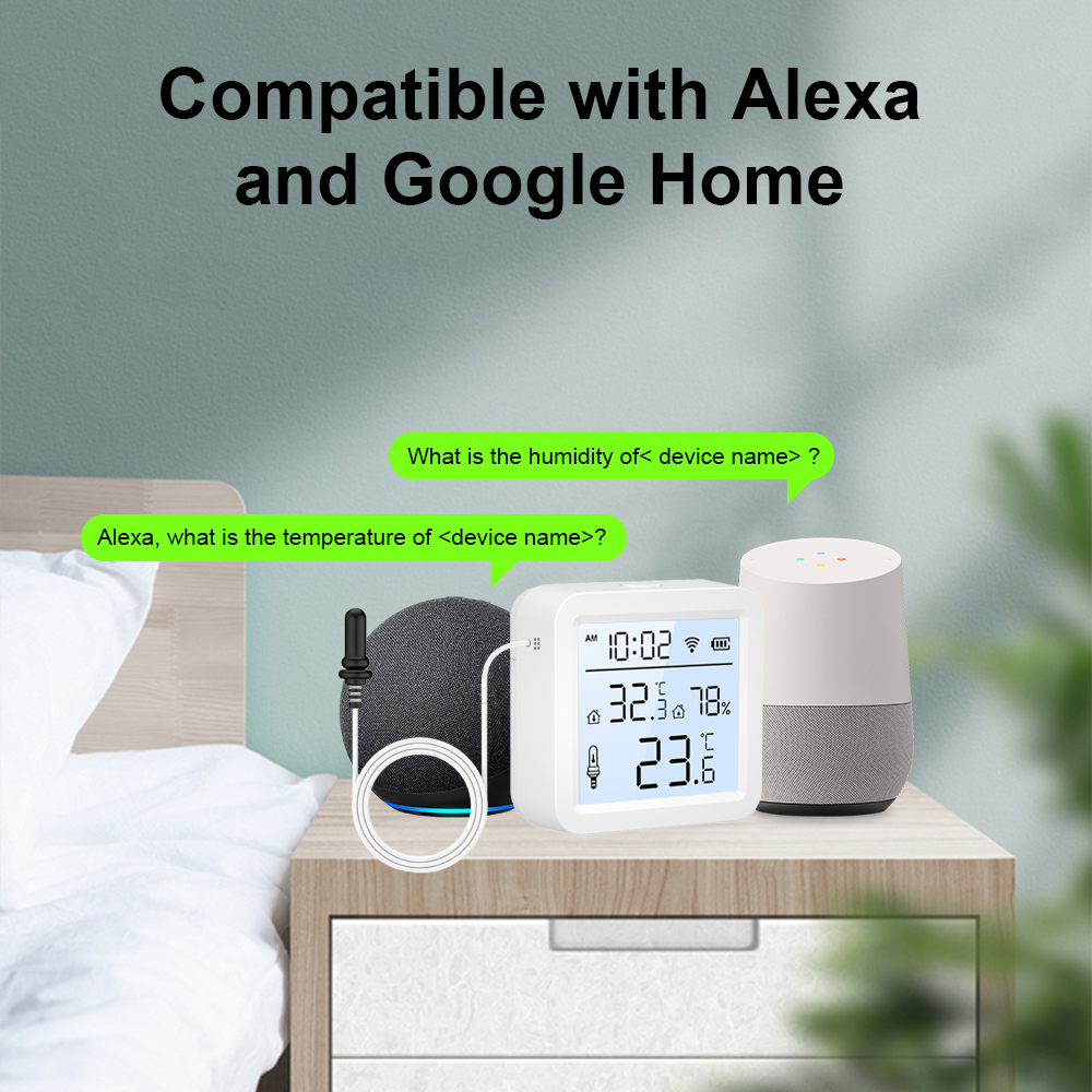 외부 프로브가 있는 WiFi 습도 온도 센서, 실내/실 - Wifi Thermostat 리뷰 및 가격