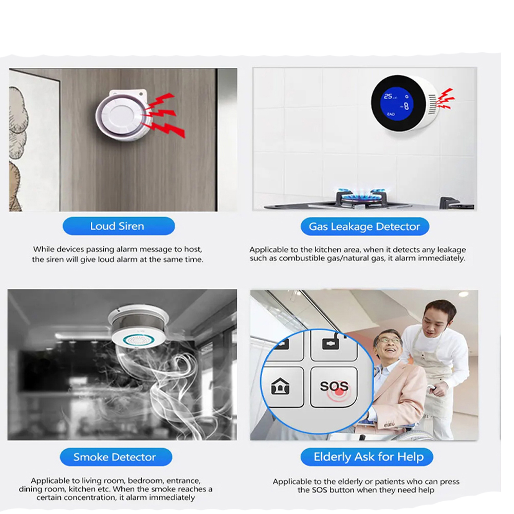 PGST 4G Tuya 스마트 홈 경보 시스템, WiF - Smart Home Automation Kit 리뷰 및 가격